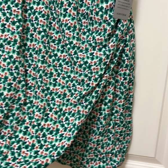 NWT LUSH Green Floral Dress Size L - Picture 3 of 13
